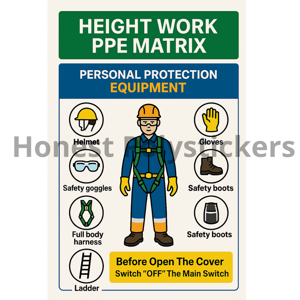 Height Work - PPE Matrix